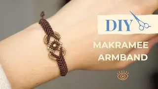 🧶 Makramee Anleitung Armband Schritt f&uuml;r Schritt | Einfaches DIY selber machen