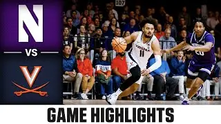 Northwestern vs. Virginia Game Highlights | 2025-26 Men's Basketball Highlights