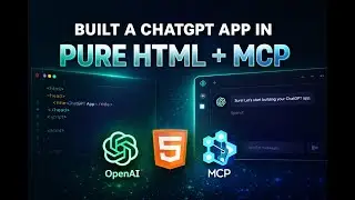 Build a ChatGPT App From Scratch 🚀 | OpenAI Apps SDK Full Tutorial
