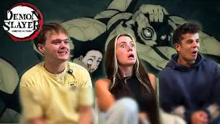 WHY ARE THEY SO CREEPY !?! l Converting Anime Haters l Demon Slayer 1x3 and 1x4 Reaction