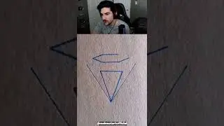 HOW TO DRAW 3D DIAMOND #shorts