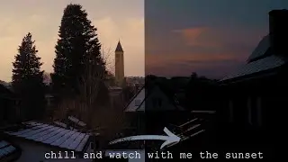 Bavarian Snow Village Sunny Weather Till Sundown Meditation Realtime 4K