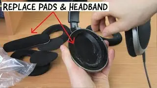 Как снять и заменить амбушюры Sennheiser HD555 своими руками