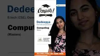 Australia Visa Approved |Karimnagar Student Joins Masters at the Australia National University (ANU)