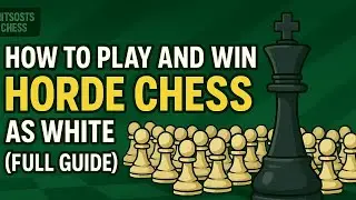 Horde chess variation with white. How to win