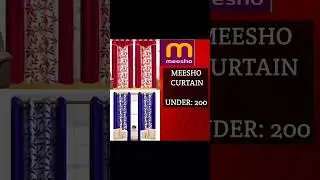 meesho haul curtain under 200  room decoration #meesho