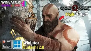 Winlator Ludashi 2.8 | god Of War Lite 13GB | Snapdragon 855