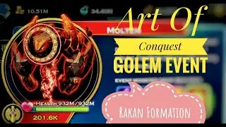 Art of Conquest (AOC) - Red Molten Golem - Rakan Formation