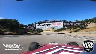 AI racecars tackling the famous Corkscrew at WeatherTech Raceway Laguna Seca! 🏎️💨