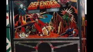Rare 1982 Williams DEFENDER Pinball Machine In Action
