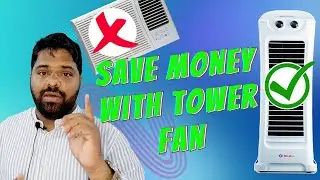 Bajaj Snowvent 220 Volts Tower Fan Cool Grey in ₹3,800 🌀 AFTER 6 MONTH USING detail Review #cooler