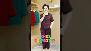 M&atilde; KN03 gi&aacute; 195k/bộ , miễn ship từ 2 bộ #thoitrangtrungnien #dobochome #thoitrang #xuhuong