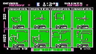 Tecmo Super Bowl 90-91 Season Simulation Chicago Bears vs New Orleans Saints
