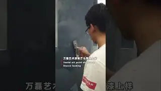Stucco Paint Wall Construction | Vanlei's refitting vlog EP.12 #venetianplaster #stucco #decorating