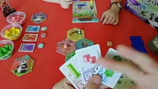 Une partie de Takenoko (2 joueurs)