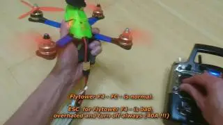 ESC 40A for Flytower 🗼 F4  - Sucks 💩, Both, first and second! Video for sellers!