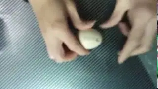 SurePack Handheld Printer P13 printing on egg surface