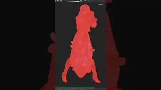 Art in Motion: Timelapse of Digital Fashion Creation #shorts