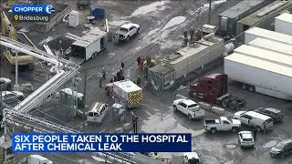 6 people taken to hospital after chemical leak in Bridesburg