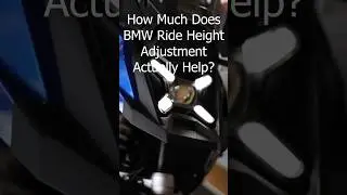 BMW Adaptive Ride Height in Action