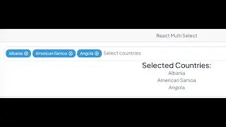Building a Multi-Country Select Dropdown with React and Laravel Backend Integration