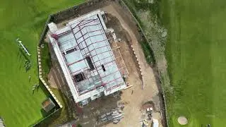 New Clubhouse at Royal Dornoch Golf Club under construction ~ HD