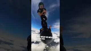 This guy dropped his phone while skydiving 😱