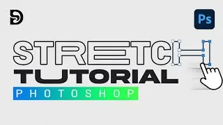 Tutorial Estirar Texto en Photoshop | Stretch Text Photoshop
