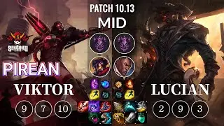 SG Pirean Viktor vs Lucian Mid - KR Patch 10.13