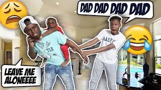 ANNOYING OUR DAD FOR 24 HOURS