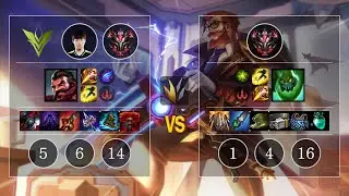 V3 Bugi Graves vs Zac Jungle - KR GrandMaster Patch 10.11