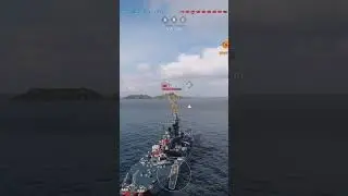 Iowa 59K Dev-Strike - Is the CC flag bad luck?! #shorts | World of Warships Legends