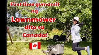 HOW TO USE LAWNMOWER? #firsttime