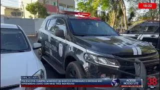 AO VIVO: POL&Iacute;CIA CIVIL CUMPRE MANDADO DROGAS S&Atilde;O APRENDIDAS, JUNTO COM TR&Ecirc;S INDIV&Iacute;DUOS