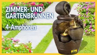 Zimmer- und Gartenbrunnen 4-Amphoren