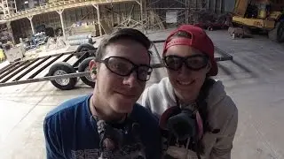 Tiny House Trailer Rust Removal Time Lapse