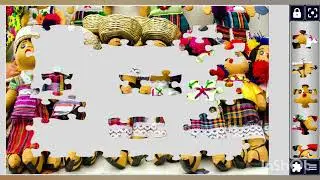 Mexican Handmade dolls 🎎//jigsaw puzzles craft🧩//Amazing puzzles Art🧩//puzzlesArt🧩🧩//