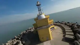 Seaside, Venice lighthouse, Italy