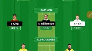 REN vs HEA | Dream11 Prediction | SCO of Today Match | BBL