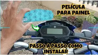 PELÍCULA PROTETORA DE PAINEL PARA LANDER E FZ 25 (passo a passo como instalar)
