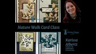 January Nature Walk Card Class