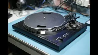 electronics vlog. technics sl-2000 adjustment. #technics #turntable #audio