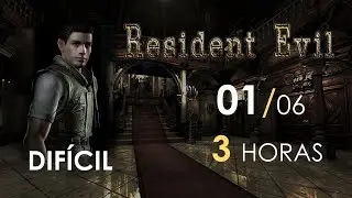 Chris Redfield - Difícil - #01/06 - Menos de 3 Horas - Todos los Documentos - Resident Evil 1 Remake