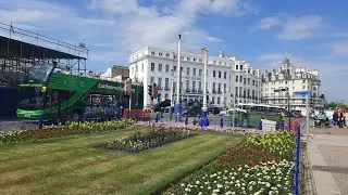 EASTBOURNE East Sussex [5K Ultra HD] - Eastbourne Beach - EastBourne Pier - South of England