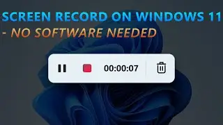 How to Screen Record on Windows 11 - No Software Required 2024