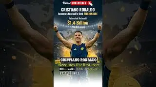 &ldquo;Cristiano Ronaldo Becomes Football&rsquo;s FIRST Billionaire! 💰👑&rdquo;#shorts