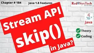 Java Stream skip Method in Java 8 | Learn Stream skip() for Java Interviews Quickly | Red9SysTech