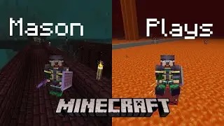 Exploring New Nether Fortress & Riding a Strider | Mason Plays Minecraft #154