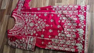 बहुत ही खूबसूरत डिजाइनर सूट खूब घेर वाले प्लाजो के साथ#cutting #stitching#fashion#fullvideo #YouTube
