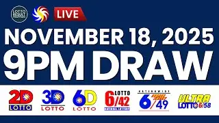 Lotto Result Today 9:00 PM Draw November 18, 2025 PCSO LIVE Result